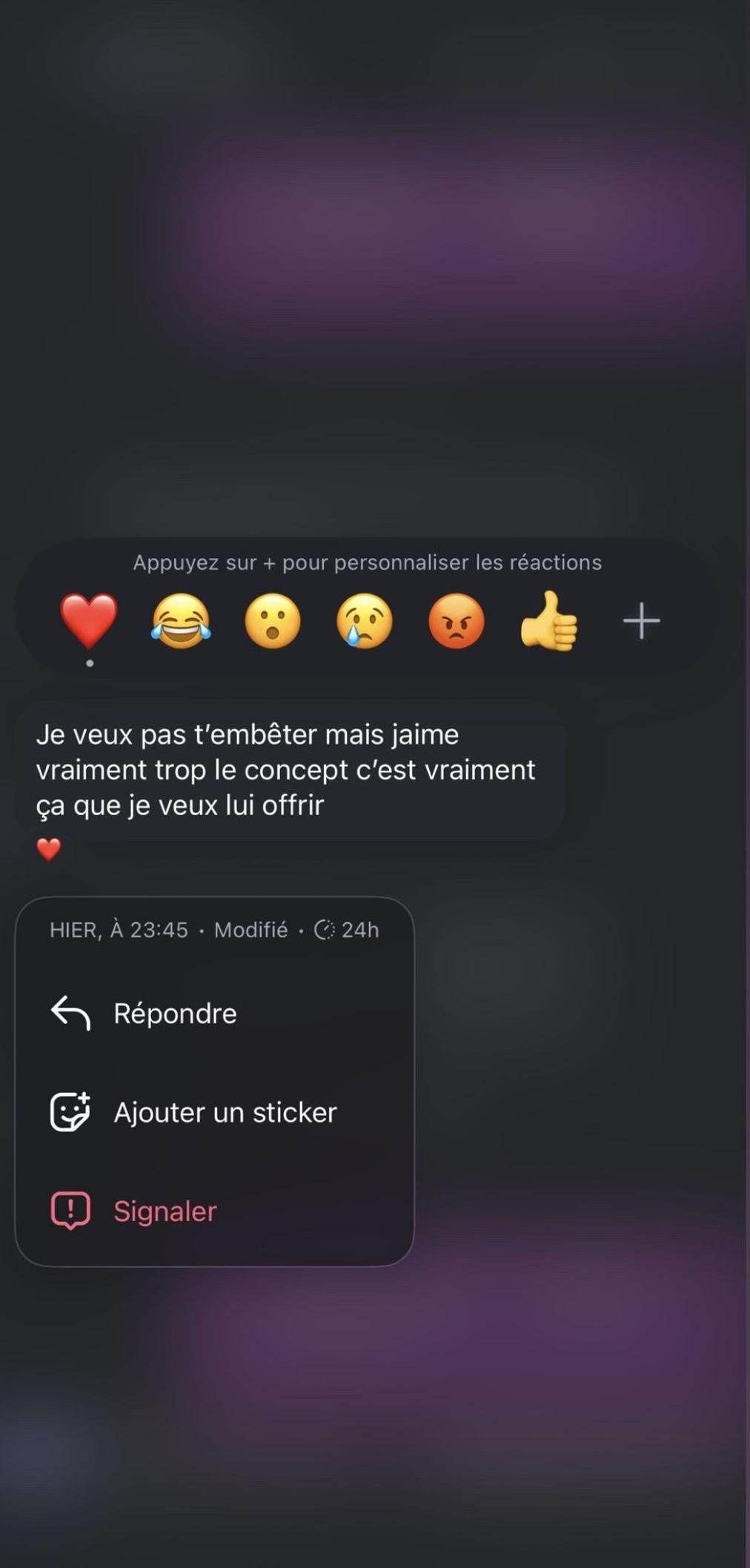 Retour client : j'aime vraiment trop le concept