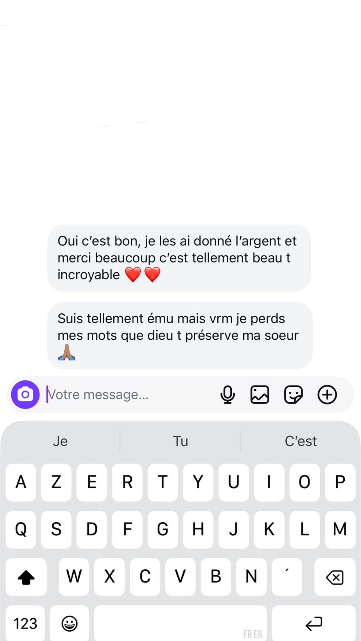 Retour client : c'est tellement beau